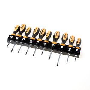 Schroevedr.set in rek iro 10dlg
