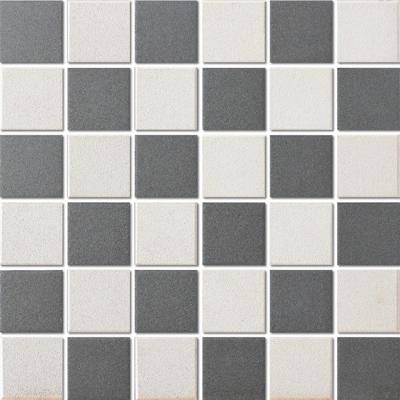 The Mosaic Factory London Mozaiek Tegel Vierkant - Schaakbord Porselein Ongeglazuurd, R11 309x309 mm