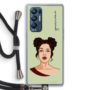 Pop-Art Creator: Oppo Find X3 Neo Transparant Hoesje met koord