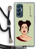 Pop-Art Creator: Oppo Find X3 Neo Transparant Hoesje met koord