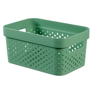 Curver Infinity Dots Opbergbox - 4,5L - Groen - 100% Recycled
