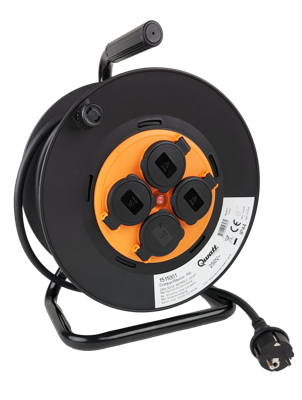 Qwatt Pro CompactMaster RA | 50m | 3G1,5 H07RN-F | zwart - 1511005