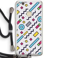 8-bit N°8: Huawei Ascend P10 Lite Transparant Hoesje met koord