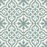 Vloertegel Cemento Decor Venice Blue 45x45