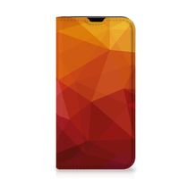 Stand Case voor iPhone 13 Mini Polygon Red