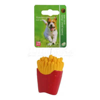 Boon Hondenspeelgoed Friet Latex 5cm
