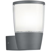 LED Tuinverlichting - Wandlamp - Buitenlamp - Trion Shanila - 7W - Warm Wit 3000K - Waterdicht IP54 - Mat Antraciet - Aluminium - thumbnail