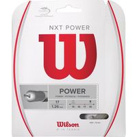 Wilson Sporting Goods Co. NXT Power 16 racketbespanning Tennis 1,3 mm Microvezel, PU kunststof Wit - thumbnail