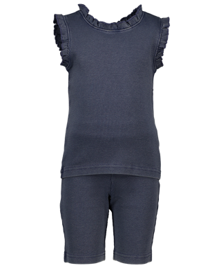 Kledingset top en short - Blauw