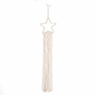 Macramé Ster Wit - 65 cm