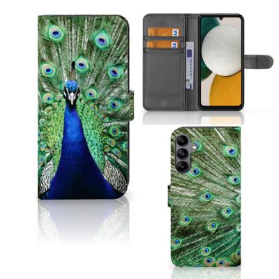 Samsung Galaxy A34 | Telefoonhoesje | Met pasjeshouder | Pauw