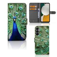Samsung Galaxy A34 | Telefoonhoesje | Met pasjeshouder | Pauw