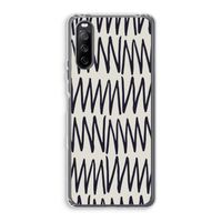 Marrakech Zigzag: Sony Xperia 10 III Transparant Hoesje