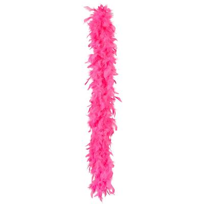 Kerst boa - veren slinger - roze - 180 cm - 50 gram - kerstboomversiering - kerstslinger