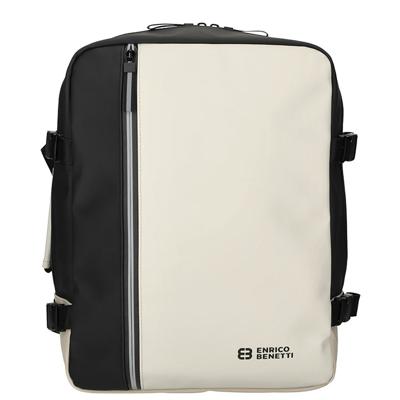 Enrico Benetti Waterproof Cabin Rugzak Underseater 17&apos;&apos; Bergen Zwart-Beige