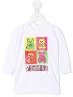 Moschino Kids robe-pull à imprimé Teddy Bear - Blanc - thumbnail