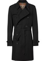 Burberry trench Kensington Heritage mi-long - Noir