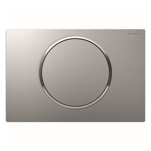 Bedieningsplaat Geberit Sigma 10 Spoel-Stop Spoeling Easy-To-Clean Mat Grijs