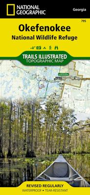 Wandelkaart 795 Okefenokee National Wildlife Refuge /GA | National Geographic