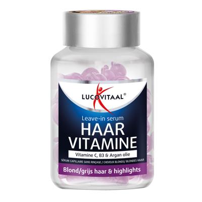 Lucotivaal Vitamine Leave-in Serum Blond/Grijs Haar en Highlights 25Capsules