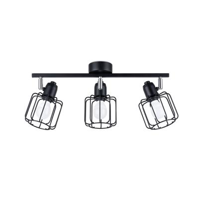 Plafondlamp BELUCI 3 zwart