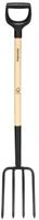 Fiskars solid spitvork met houten steel fsc - 1070676