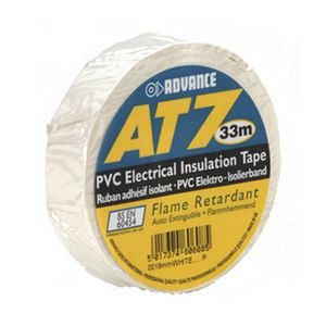 Advance AT7 PVC tape 19mm 33m wit
