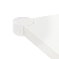 Jippies Dubbele tafelhoek transparant (4 st)