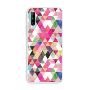Gekleurde driehoekjes: Huawei P Smart Pro Transparant Hoesje