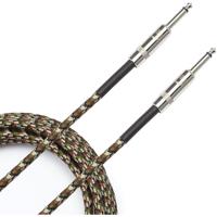 D'Addario PW-BG-15CF Braided instrumentkabel camouflage 15ft (4.6 m) recht-recht - thumbnail