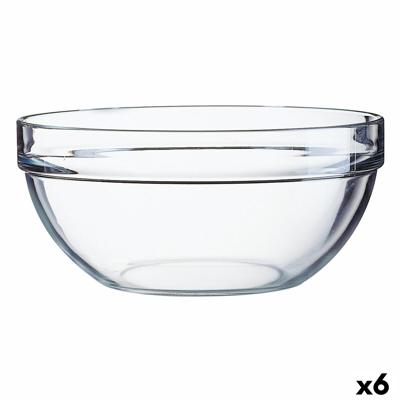 Saladekom Luminarc Transparant Glas (20 cm) (6 Stuks)