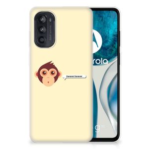 Motorola Moto G52/G82 Telefoonhoesje met Naam Monkey