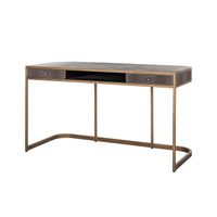 Richmond Bureau Classio Vegan Leather, 140 x 60cm - Goud - thumbnail