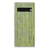 Google Pixel 6 Pro | Bumper Hoesje | Green Wood