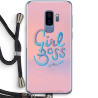 Girl boss: Samsung Galaxy S9 Plus Transparant Hoesje met koord