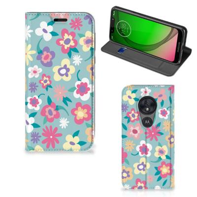 Motorola Moto G7 Play Smart Cover Flower Power Motorola Moto G7 Play Smart Cover Flower Power