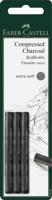Faber Castell Houtskool Pitt Monochrome - geperst ES 3 stuks blister