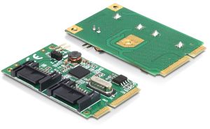 DeLOCK MiniPCIe I/O PCIe 2xSATA 6Gb/s controller