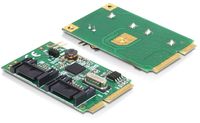 DeLOCK MiniPCIe I/O PCIe 2xSATA 6Gb/s controller - thumbnail