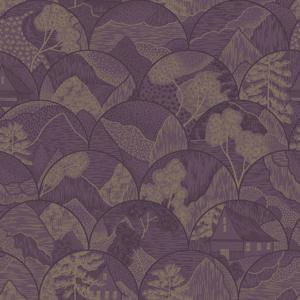 Dutch Wallcoverings Alchemy - Teshio - Plum