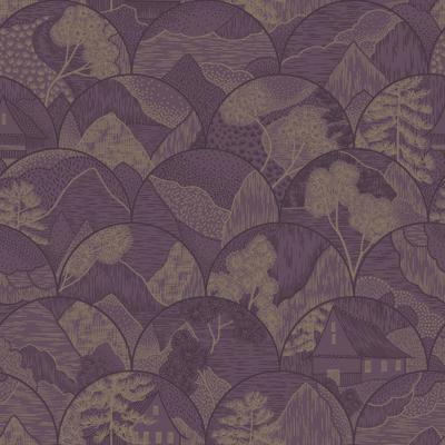 Dutch Wallcoverings Alchemy - Teshio - Plum