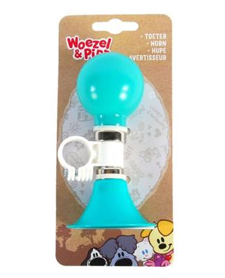 Woezel pip fietstoeter - kinderen - mint blauw
