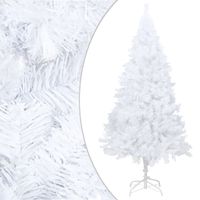 Kunstkerstboom met dikke takken 210 cm PVC wit