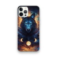 Wolf Dreamcatcher: iPhone 12 Pro Transparant Hoesje