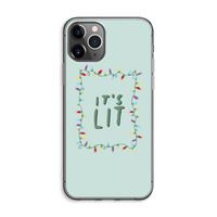 It's Lit: iPhone 11 Pro Max Transparant Hoesje