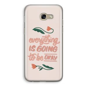 Optimistic flower girl: Samsung Galaxy A5 (2017) Transparant Hoesje
