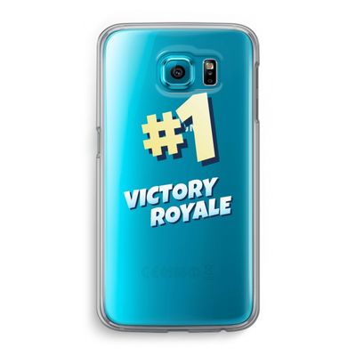 Victory Royale: Samsung Galaxy S6 Transparant Hoesje