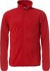 Clique 023914 Basic Micro Fleece Jacket - Rood - XS