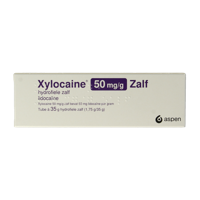 Hydrofiele zalf lidocaine 50mg/g 35 Gram