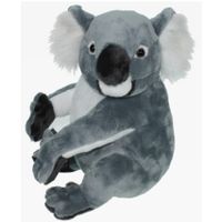 Pluche knuffel koala beer grijs 33 cm   -